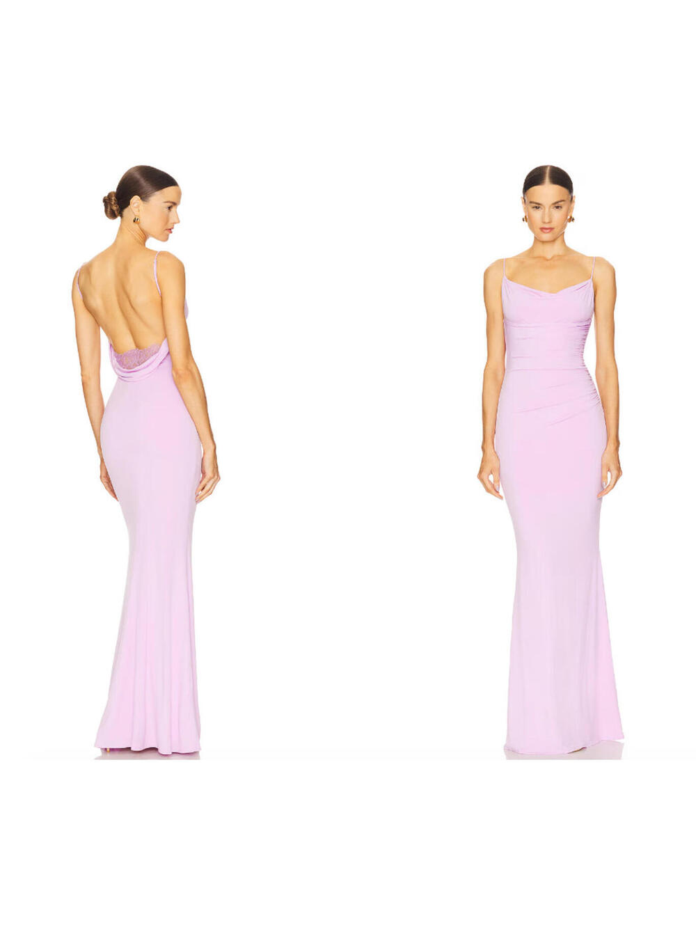 Revolve Katie May Surreal Maxi Dress Gown Lilac Lace Size XS  $250msrp